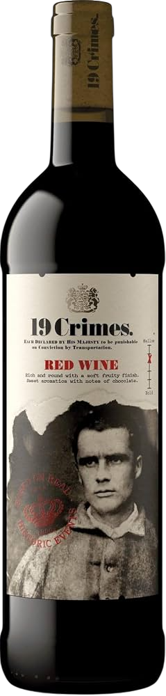 Winedrops Reviews 19 Crimes Red Blend NV